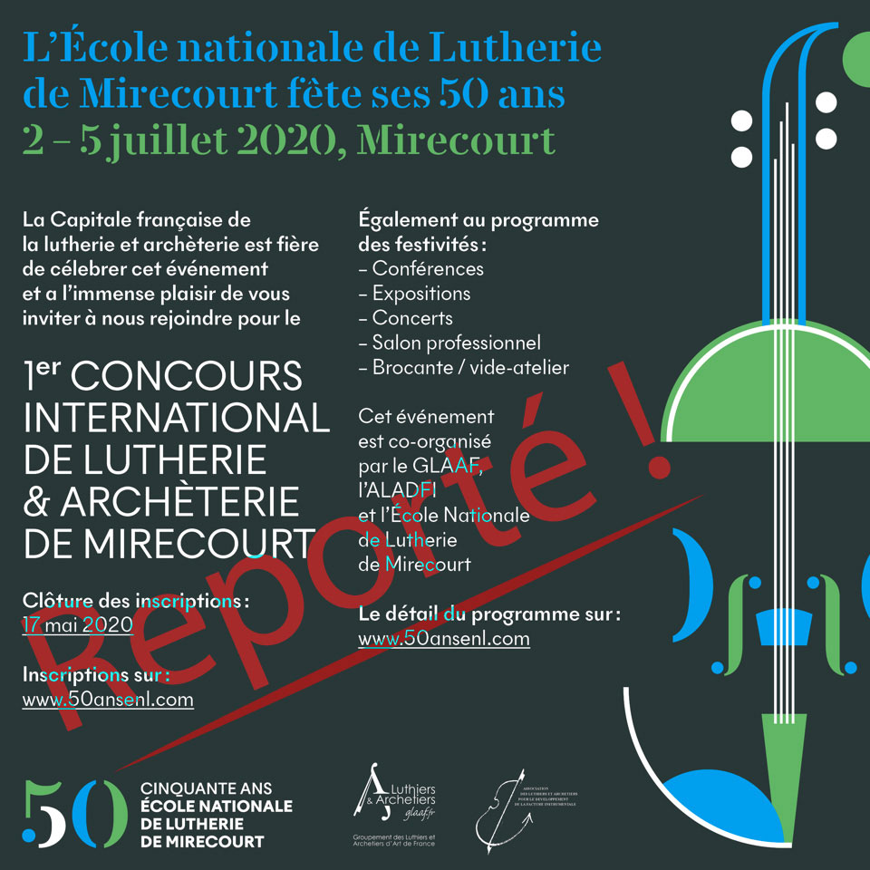 50 ans de l'Ecole Nationale de Lutherie de Mirecourt